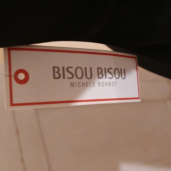 NWT Bisou Bisou black laced neckline dress Sz 4 - Picture 6 of 11